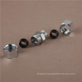 1D-RN Metric Hose Adapter H.T male 24 cone seat Adapter with nut and cutting ring hydraulic adapters fittings